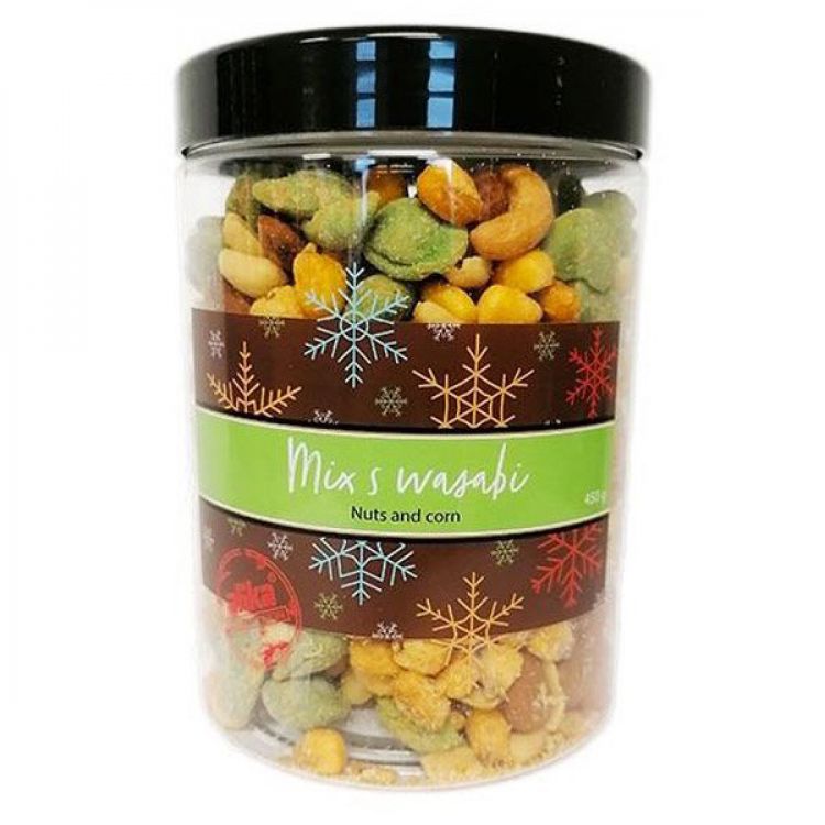 Dóza Slaný mix s wasabi 450g