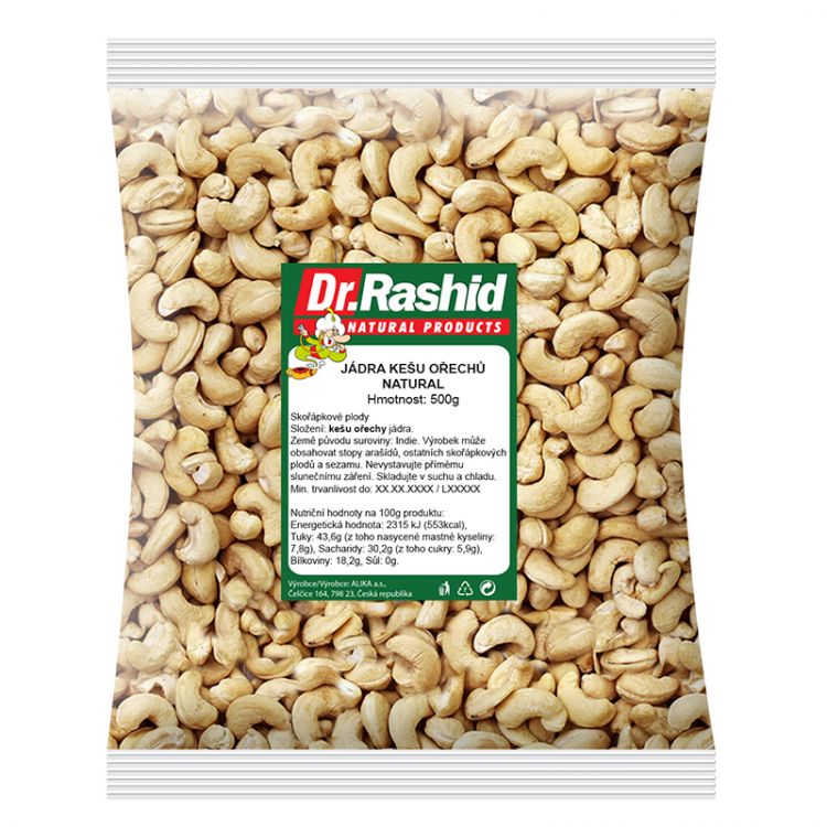 DrR Kešu orechy natural 500g