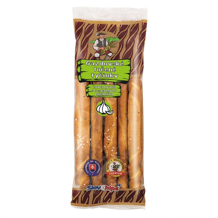 Gazdovské točené tyčinky cesnakové 100g