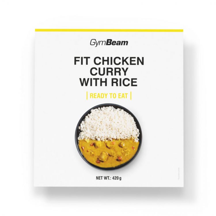 GymBeam FIT Kuracie kari s ryžou Ready to eat 420 g