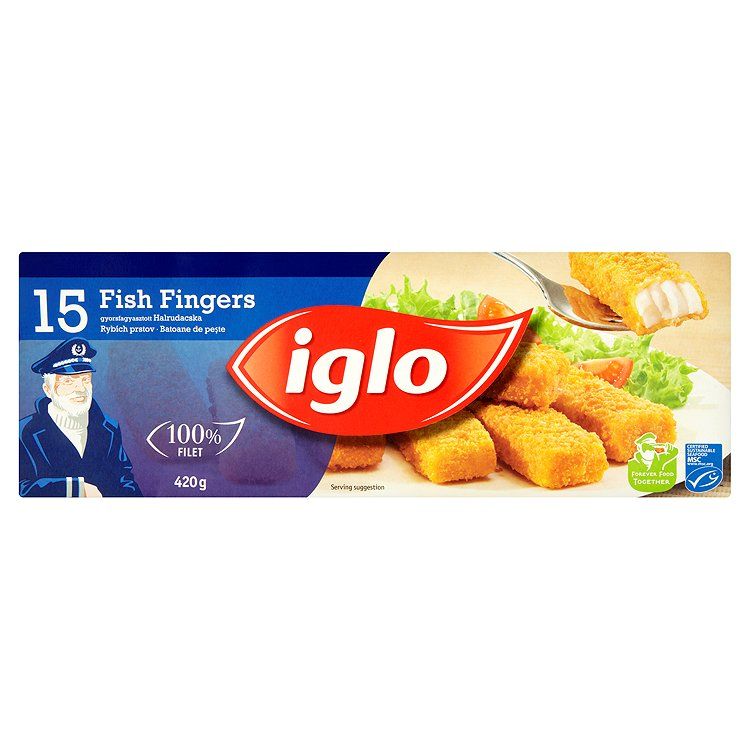 Iglo Tyčinky rybie 420 g