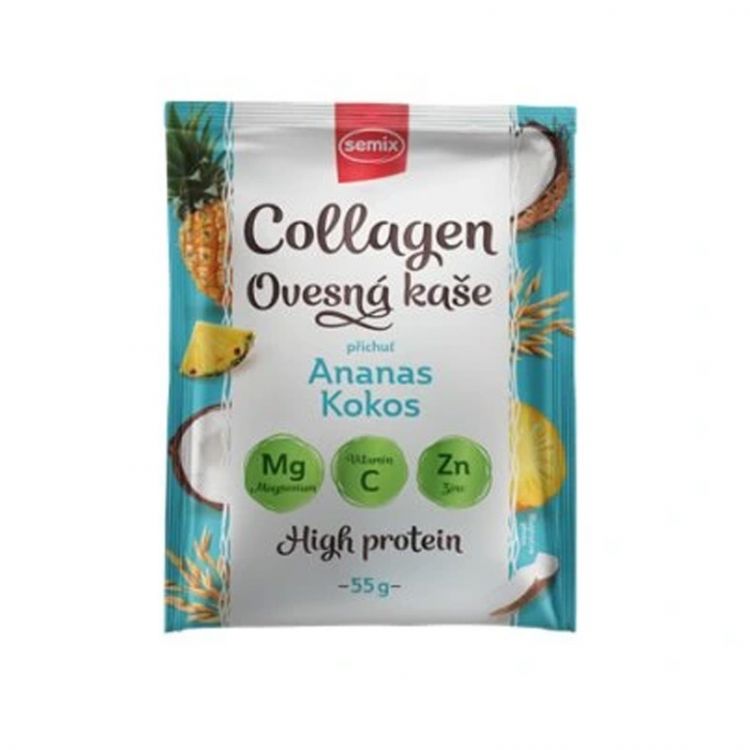 Semix Kolagénová ovsená kaša ananas kokos s proteínom a vitamínmy 55g