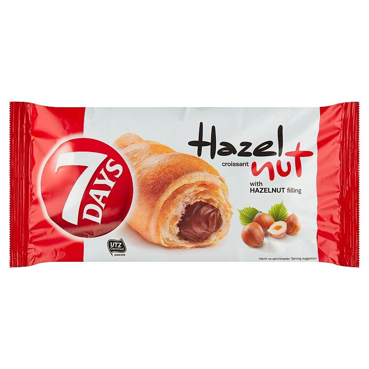 7 Days Croissant s lieskovoorieškovou náplňou 60 g