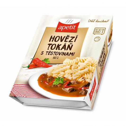 Apetit Hovädzie tokáň, cestoviny 510g