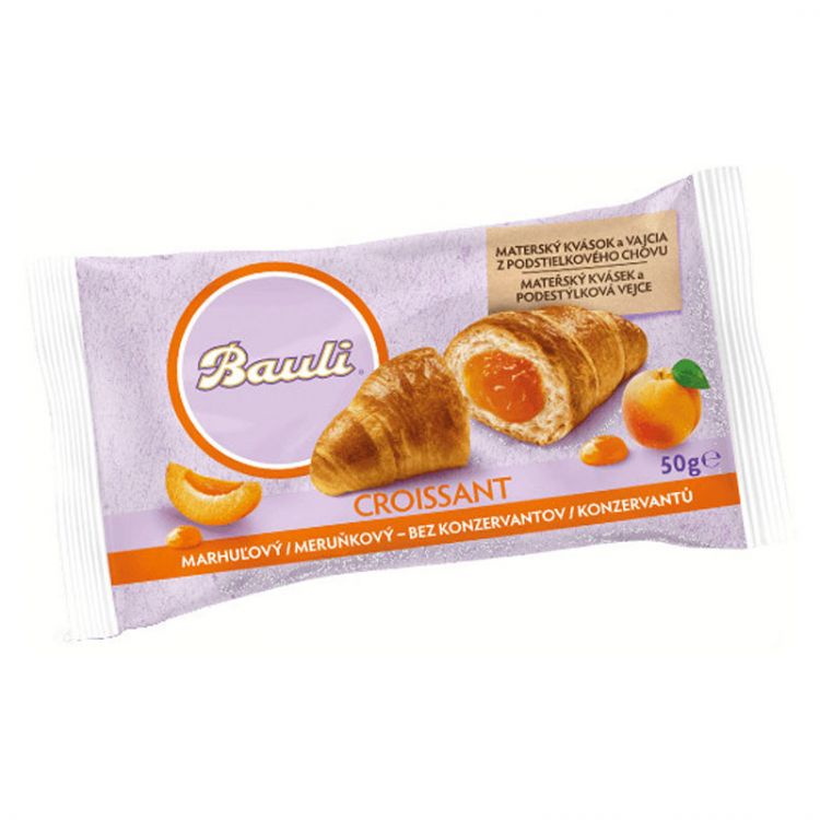 Bauli croissant marhuľový 50g