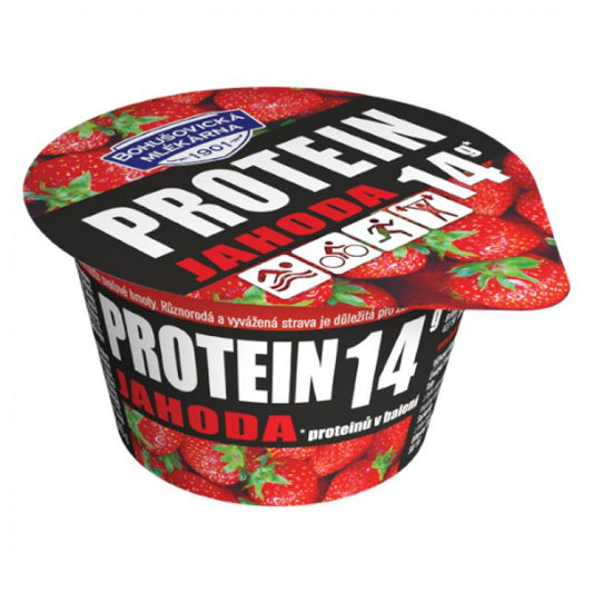 Bohušovická mliekáreň Protein tvaroh jahoda 140 g