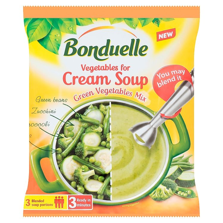 Bonduelle Zelená polievková zmes 400 g