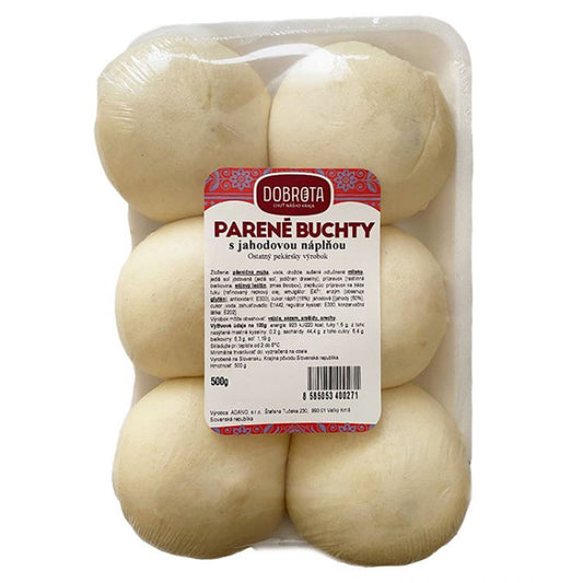 DOBROTA Buchty s jahodovou náplňou 500g