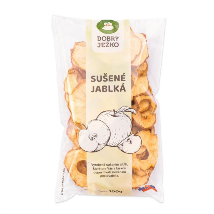 Dobrý Ježko Jablkové chipsy 100 g
