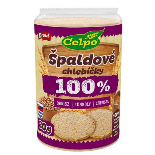 Druid Chlebíčky 100% Natural špaldové 80 g