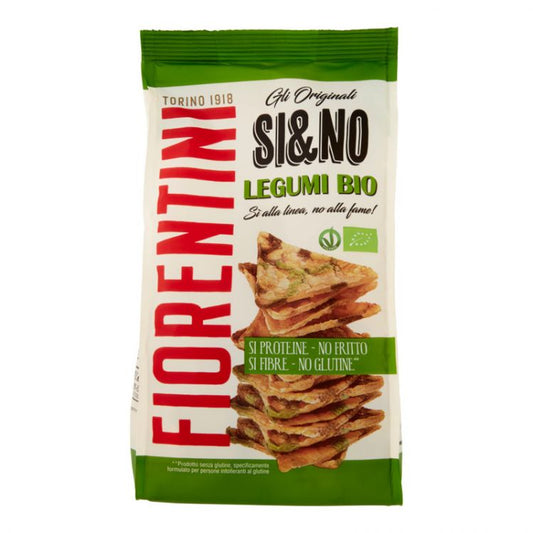 Fiorentini BIO bezlepkové kukuričné trojuholníky, mix strukovín s morskou soľou 80g