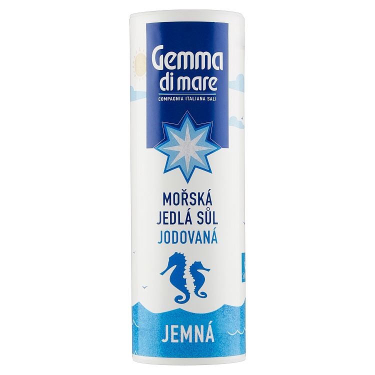 Gemma Di Mare Morská jedlá soľ jódovaná jemná 250 g