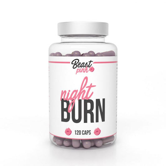 GymBeam BeastPink Spaľovač tukov Night Burn 120 kapsúl