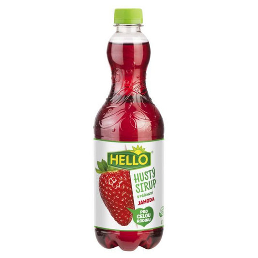 Hello Ovocný sirup - Jahoda 700 ml