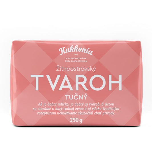 Kukkonia Tvaroh tučný hrudkovitý 250 g