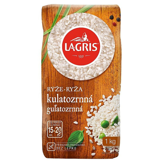Lagris Ryža guľatozrnná lúpaná 1 kg