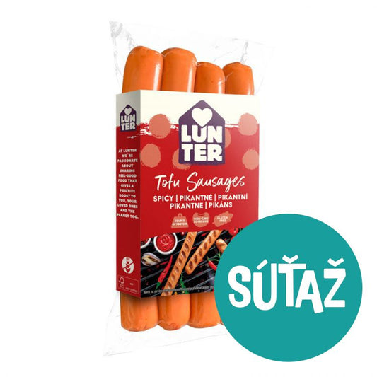 Lunter Tofu Sausages Párky pikantné 200 g