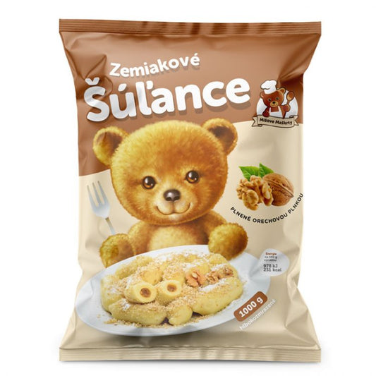 Mišove maškrty Šúľance zemiakové s orechovou náplňou 1kg