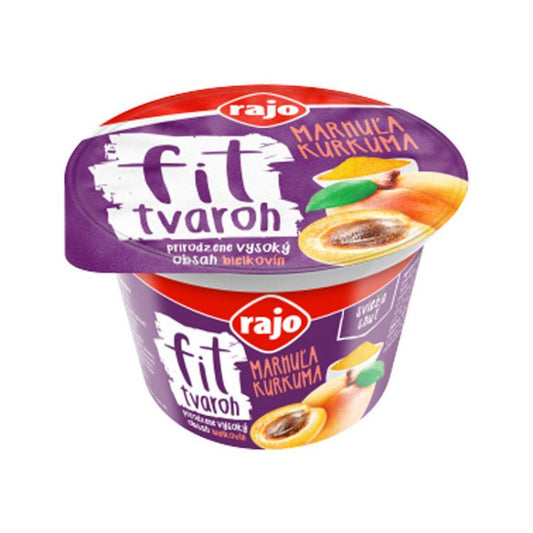 Rajo FIT tvaroh Marhuľa Kurkuma 200 g