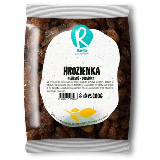 Ravita Sušené ovocie Hrozienka sultánky nesírené 200 g