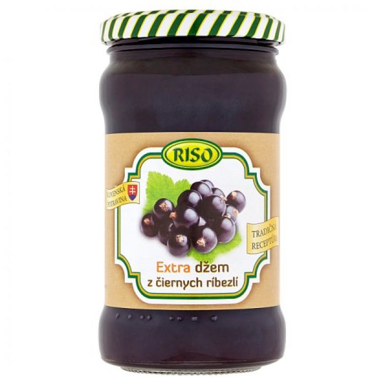 Riso Extra džem z čiernych ríbezlí 340 g