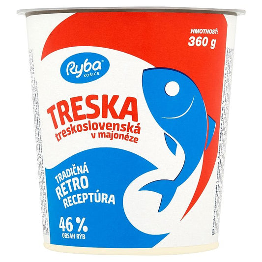 Ryba Košice Treska treskoslovenská v majonéze 360 g