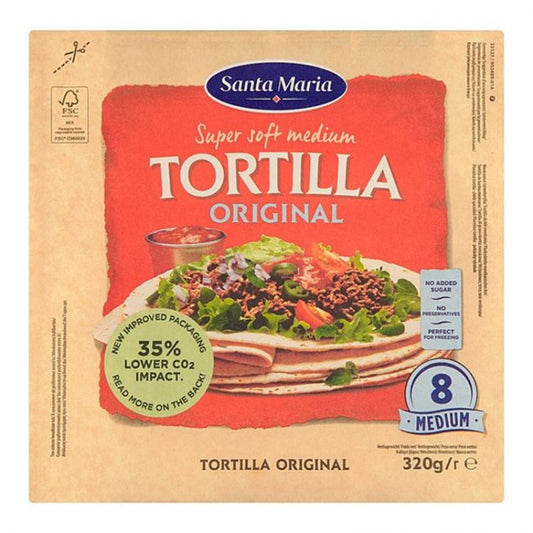 Santa Maria Original Tortilla Medium 320 g