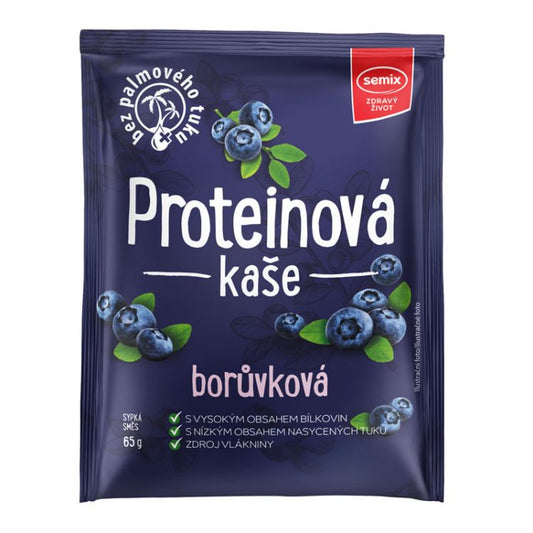 Semix Proteínová kaša čučoriedková 65g
