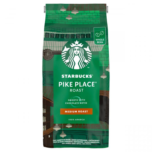 Starbucks Pike Place Espresso Roast, zrnková káva, 450 g